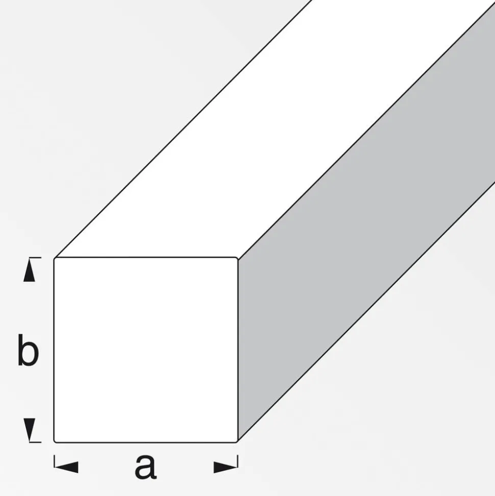 Vierkantstange 1,4 x 1,4 x 200 cm