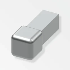 Viertelkreis-Quadrateck silber 1 cm