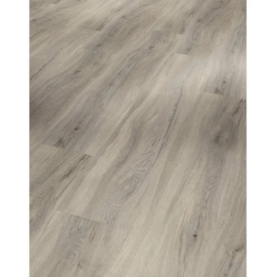 Vinylboden 'Basic 30' Eiche Holz grau 9,4 mm