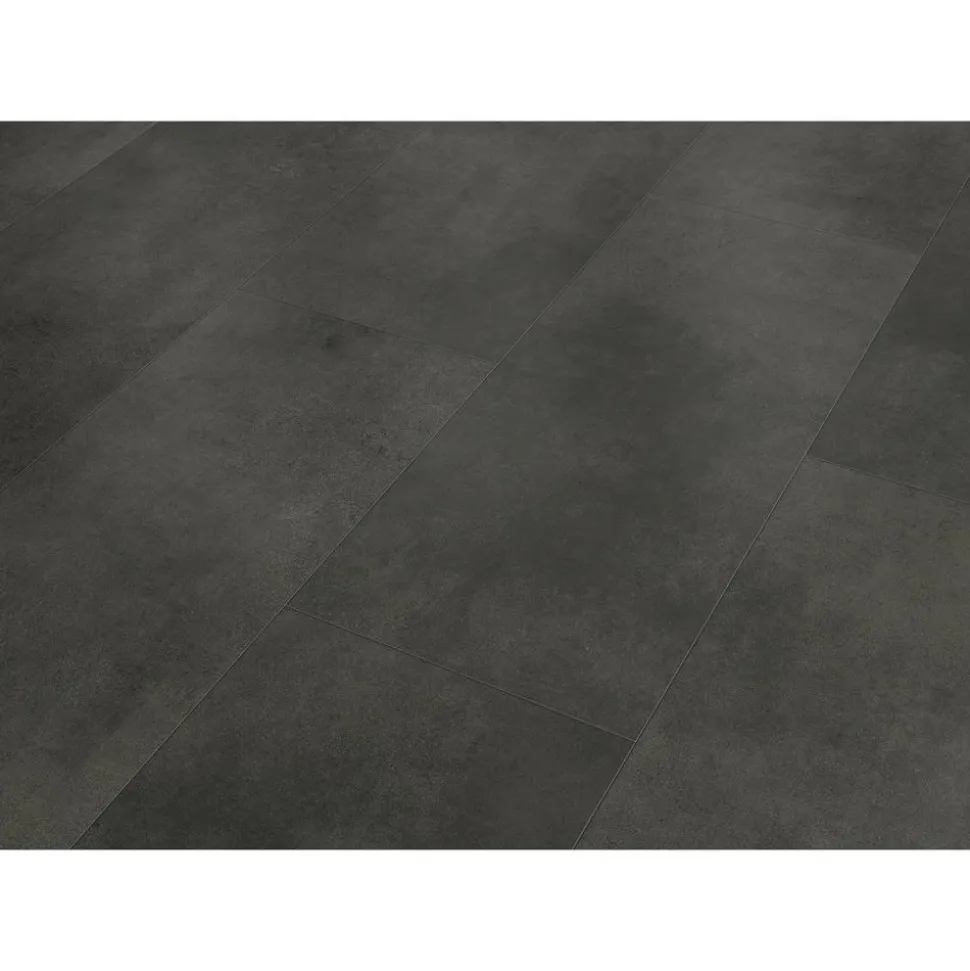 Vinylboden 'Green Vinyl Fliese' Waschbeton dunkel 4 mm