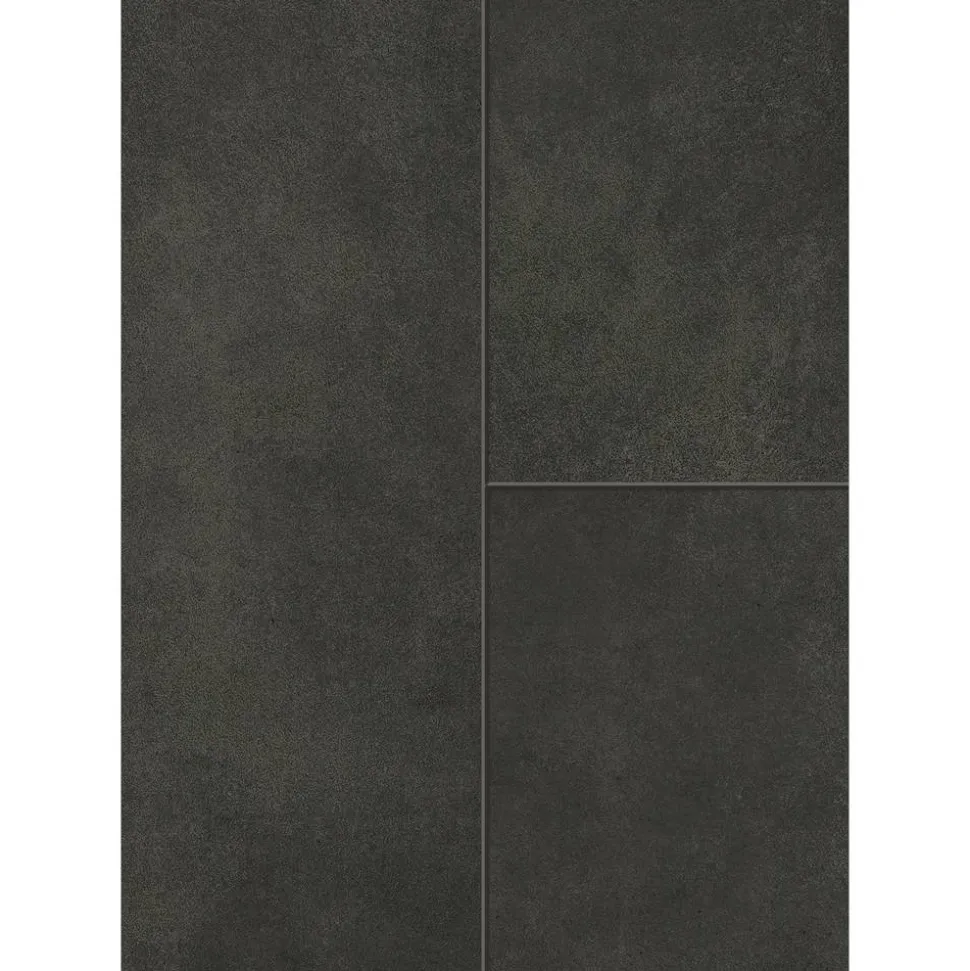 Vinylboden 'Green Vinyl Fliese' Waschbeton dunkel 4 mm