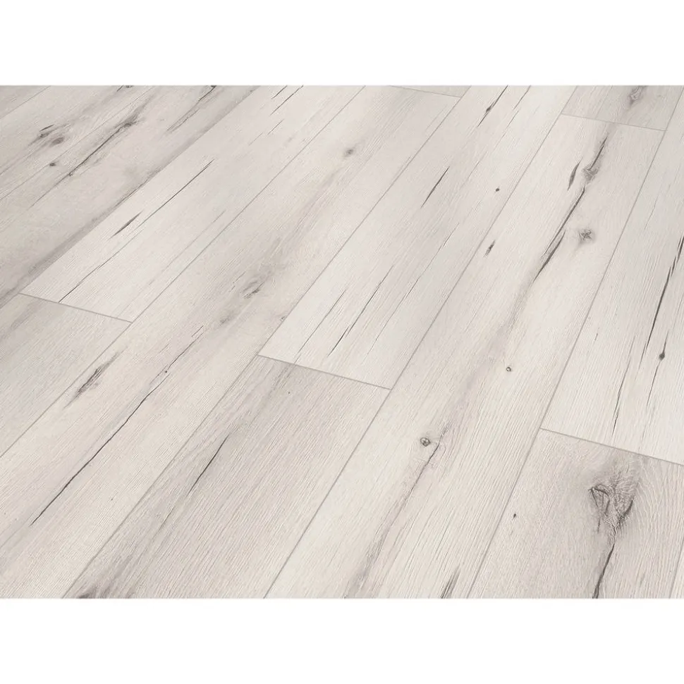 Vinylboden 'Green Vinyl' Schneeeiche naturfarben 3,8 mm