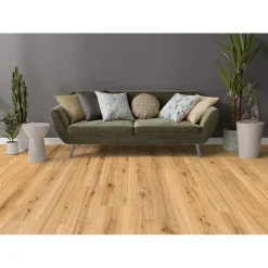 Vinylboden 'Green Vinyl XL' Eiche greige 4 mm