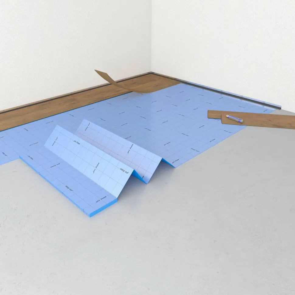 Vinyl- und Designbodenunterlage 1 mm, 1,2 x 12,5 m, 15 m²