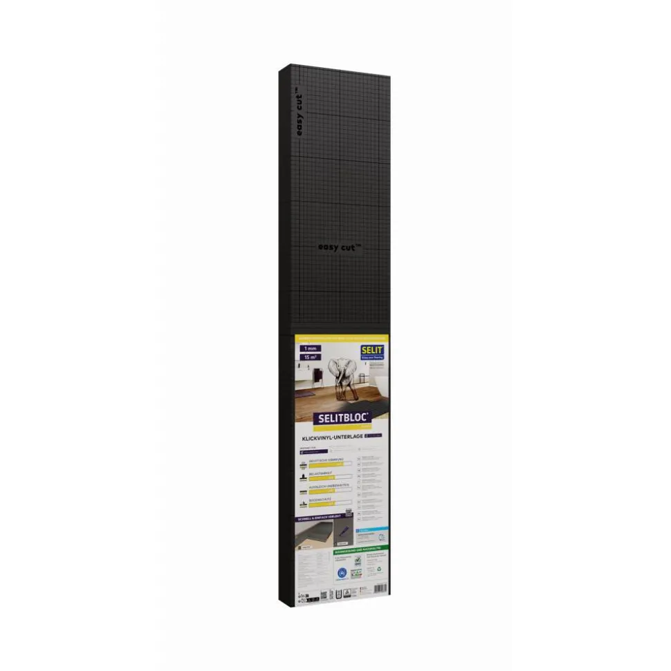 Vinyl- und Designbodenunterlage 'Selitbloc basic' 1 mm