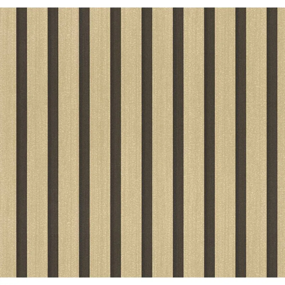 Vliestapete '50 Jahre A.S.' Holzpaneel gold 0,53 x 10,05 m
