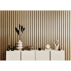 Vliestapete '50 Jahre A.S.' Holzpaneel gold 0,53 x 10,05 m