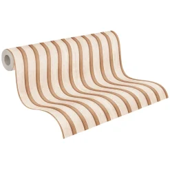 Vliestapete '50 Jahre A.S.' Holzpaneel beige 0,53 x 10,05 m