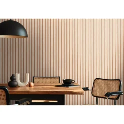Vliestapete '50 Jahre A.S.' Holzpaneel beige 0,53 x 10,05 m