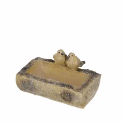 Vogelbad 17 cm braun
