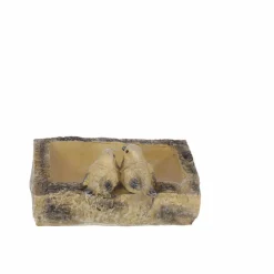 Vogelbad 17 cm braun