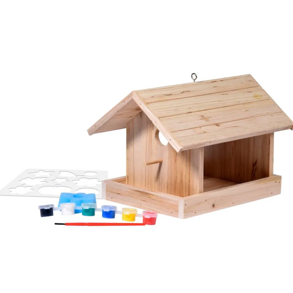 Vogelfutterhaus 19,5 x 19,5 x 26,5 cm