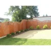 Vorgartenzaun 'Toulon' mit Bogen 180 x 135/150 cm teak