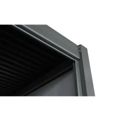 Vorhang für Pergola mit Flachdach anthrazit 281 x 237 x 6,5 cm