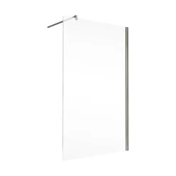 Walk-In-Duschwand 'Toura' chromfarben 120 x 200 cm