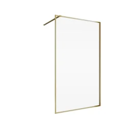 Walk-In-Duschwand 'Trend 2.0' Goldoptik 90 x 200 cm