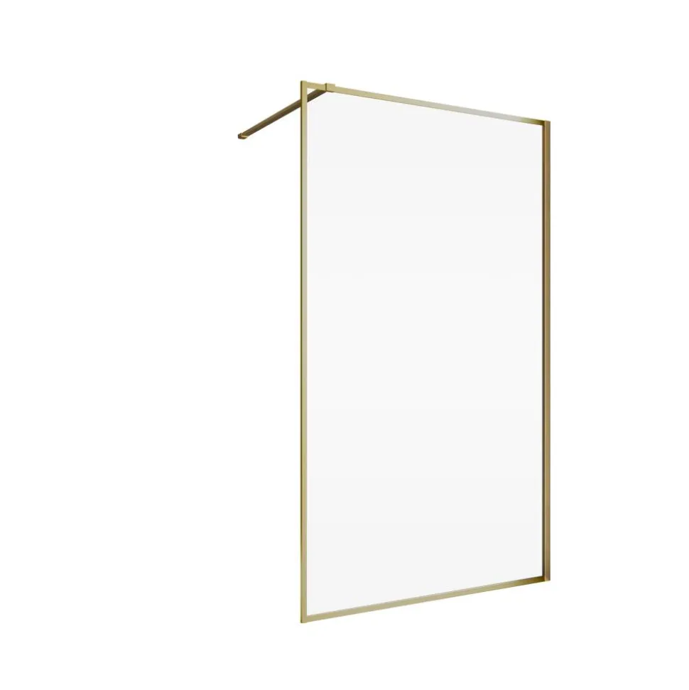 Walk-In-Duschwand 'Trend 2.0' Goldoptik 90 x 200 cm