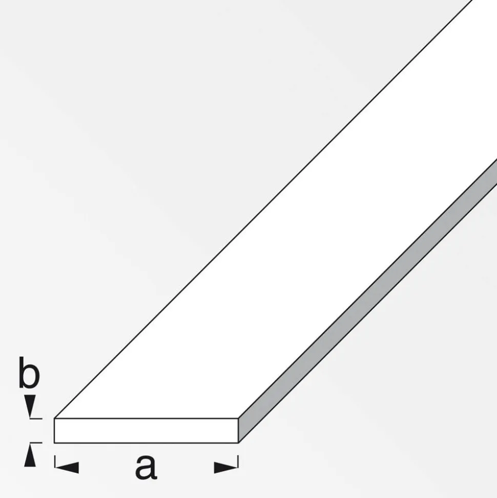 Walzblech flach 100 x 2 x 0,4 cm