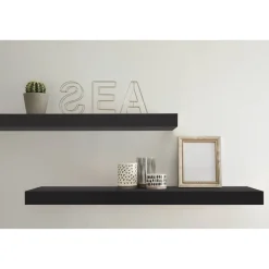 Wandboard 'Bigboard' schwarz 57 x 25 x 5 cm