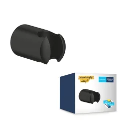 Wandbrausehalter 'Vitalio Universal' schwarz