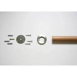 Wandendhalter 'E16' mit Rosette für Holzhandlauf Ø 42 mm