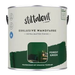 Wandfarbe 'forest green' matt 2,5 l