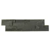Wandfliese 'Brickstone' Naturstein grau 15 x 55 cm