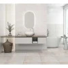 Wandfliese 'Ella' beige strukturiert matt Steingut 30 x 60 cm