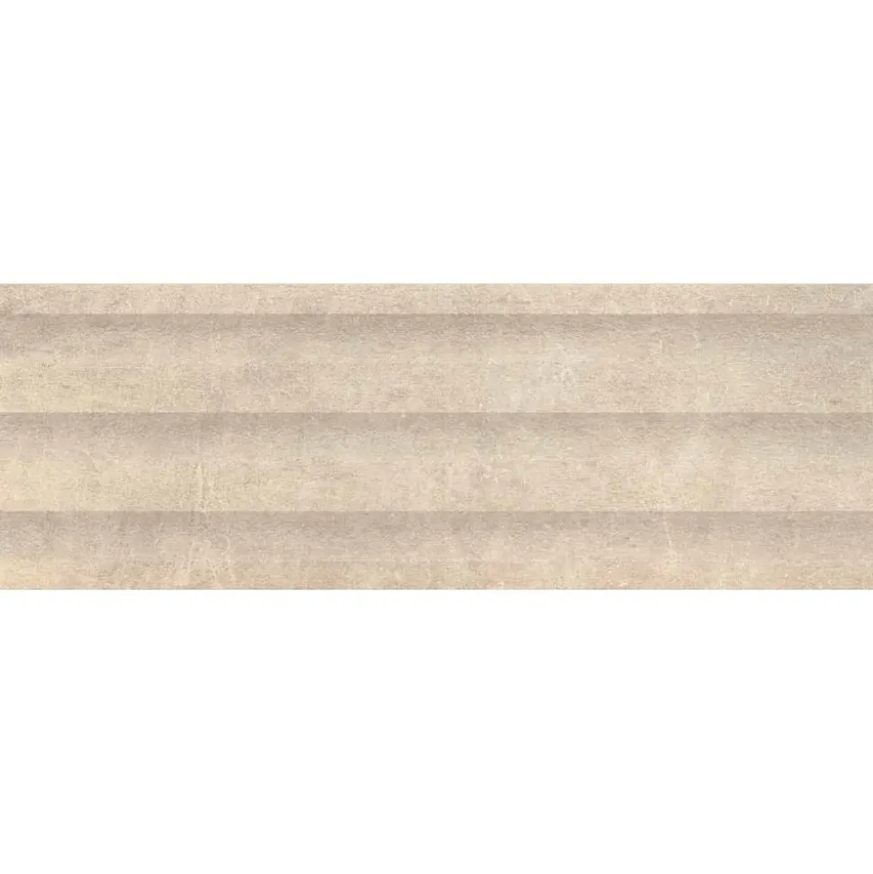 Wandfliese 'Pompeya Leeds' Steingut taupe 30 x 90 cm