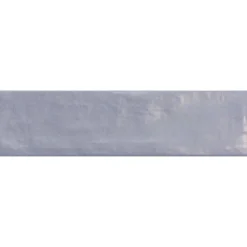 Wandfliese 'Tempo' blau matt 6,5 x 25 cm