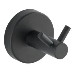 Wandhaken 'Duo Bosio Black' matt, Edelstahl rostfrei