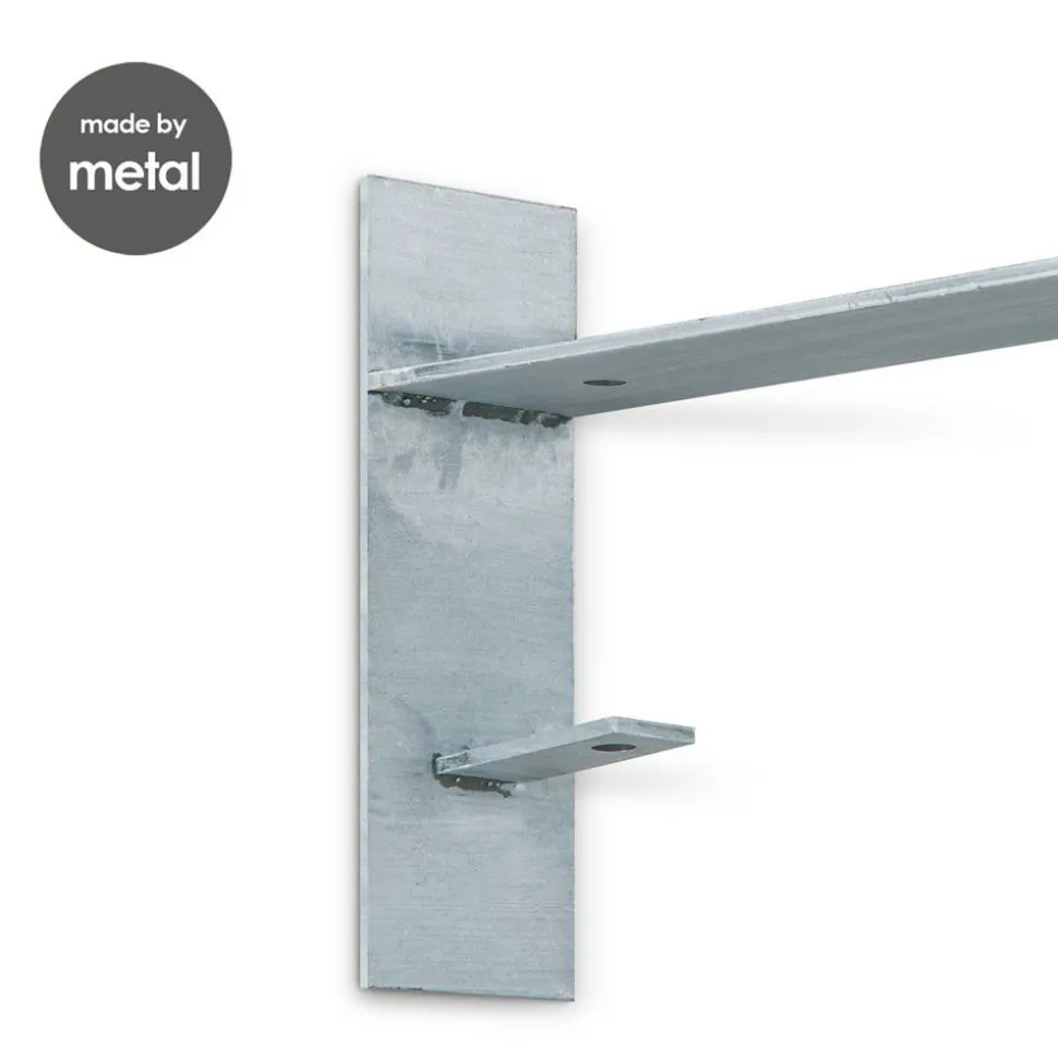 Wandhaken 'Home Sweet Home' Winkel 31 x 5 x 15 cm metallfarben