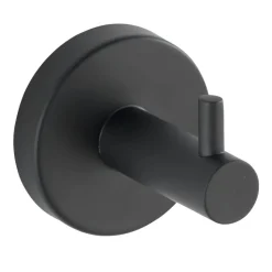 Wandhaken 'Uno Bosio Black' matt, Edelstahl rostfrei