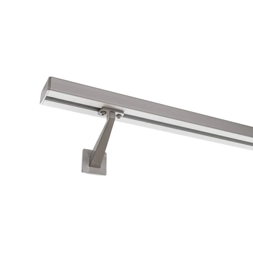 Wandhalter 'B123' CubeRail Edelstahloptik