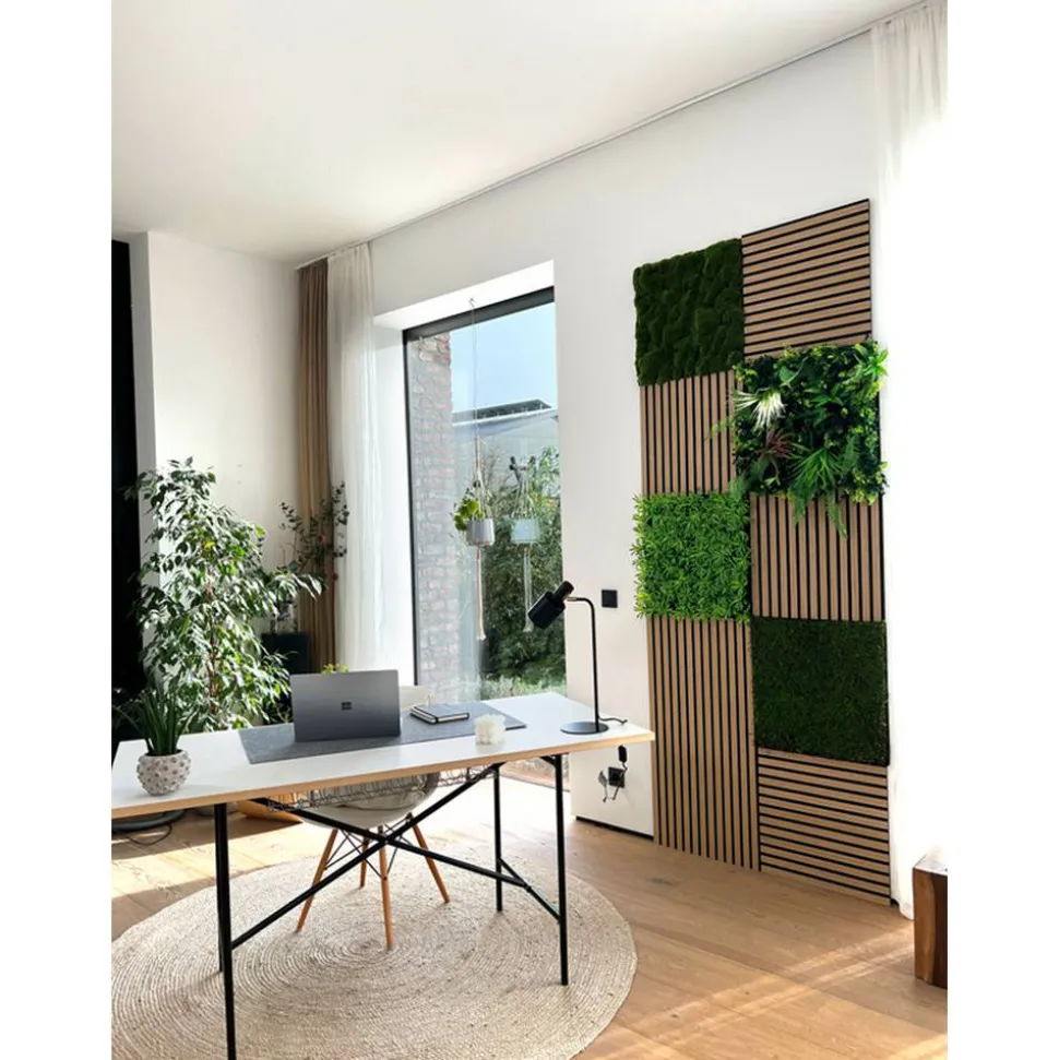 Wandpaneel 'Flora' Exotisch 52 x 52 cm