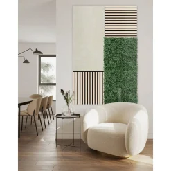 Wandpaneel 'Modular Wall 11304B Ivory Sandstone Stone' grau 52 x 104 cm