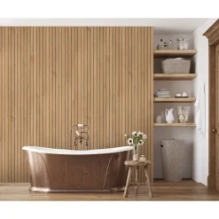 Wandpaneel 'Rock the Wall' Lightwood braun 265 x 123 x 0,4 cm