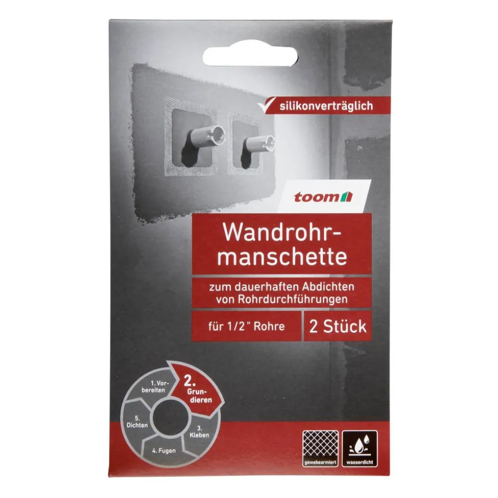 Wandrohrmanschetten 2 Stück