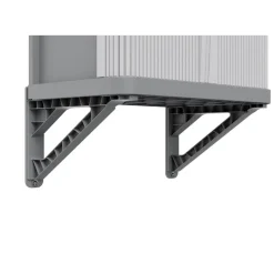 Wandschrank 'Rolling Space' Kunststoff 59 x 59,5 x 36 cm