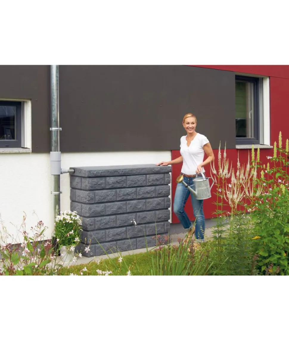 Wandtank 'Rocky' graphitfarben 400 l