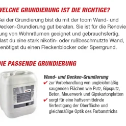 Wand- und Decken-Grundierung transparent 5 l