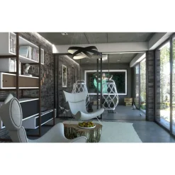 Wandverblender 'Dublin' graphit, Beton