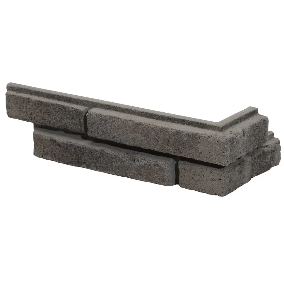 Wandverblender-Ecken 'Dublin' graphit, Beton