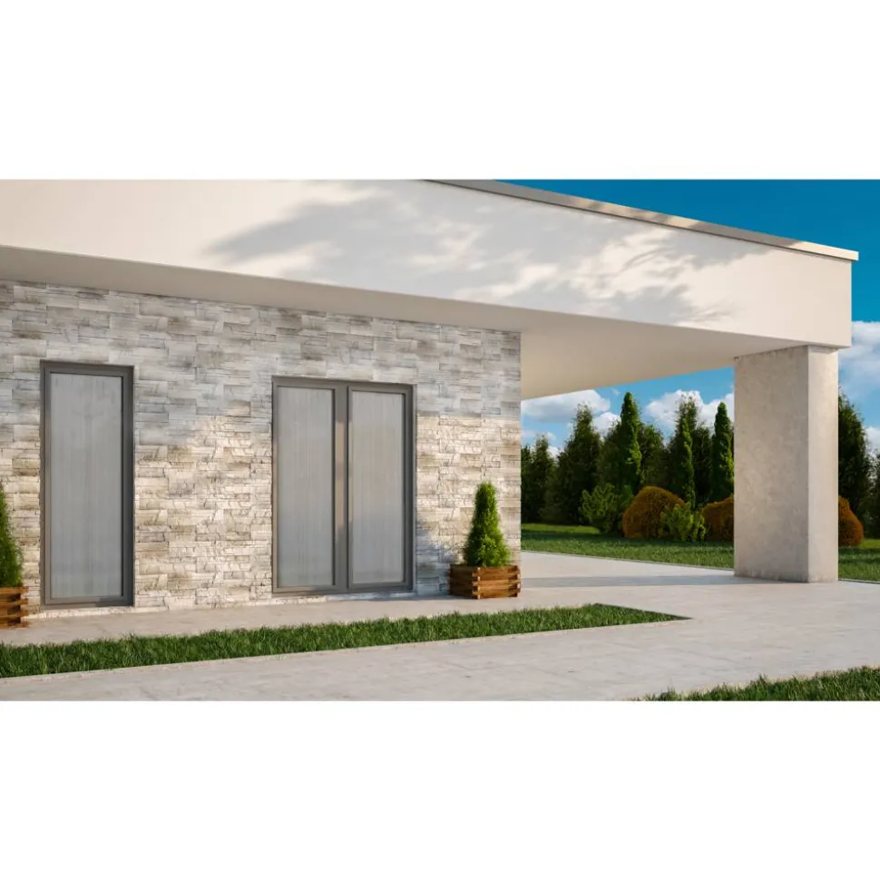 Wandverblender 'Ovideo' natur, Beton