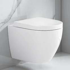 Wand-WC 'Adonis Twister Flush' inklusive WC-Sitz, spülrandlos