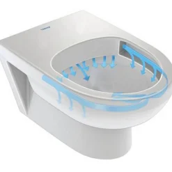 Wand-WC 'DuraStyle Basic' inklusive WC-Sitz weiß