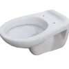 Wand-WC mit Spülrand weiß