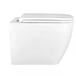 Wand-WC spülrandlos 'Barcelona' inklusive WC-Sitz weiß