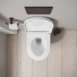 Wand-WC spülrandlos 'D-Code' inklusive WC-Sitz weiß