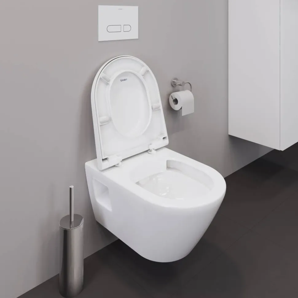 Wand-WC spülrandlos 'DuraFormance' inklusive WC-Sitz weiß